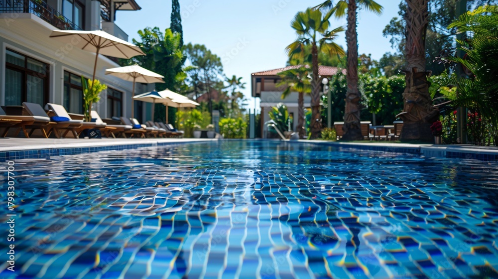 swimming pool in the resort