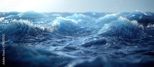 Revealing the Intricate Flow A D Rendered Deep Ocean Current