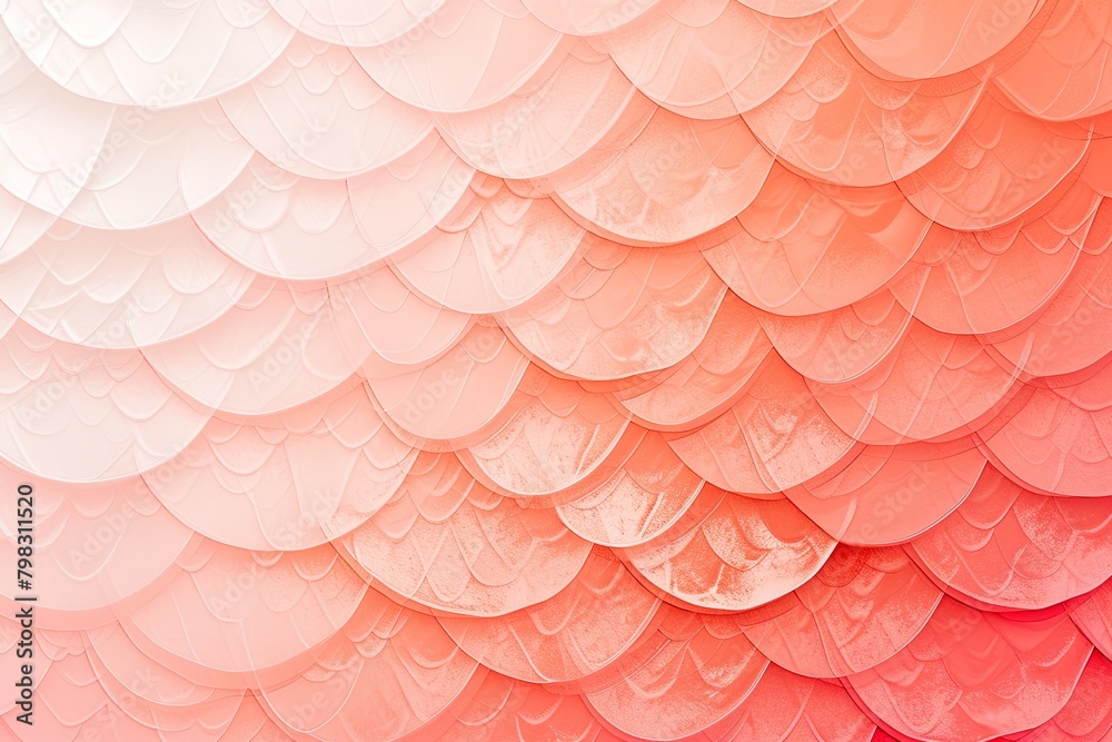 Salmon Pink Scale Textured Gradient Background: Light to Rich Pink Flow