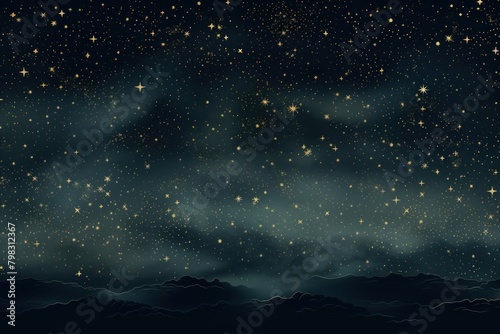 Minimal starry sky backgrounds astronomy outdoors. photo