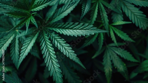 Cannabis Leaf White Background