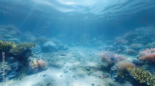 Underwater Ecosystem in Peril Marine Habitat Loss Crisis