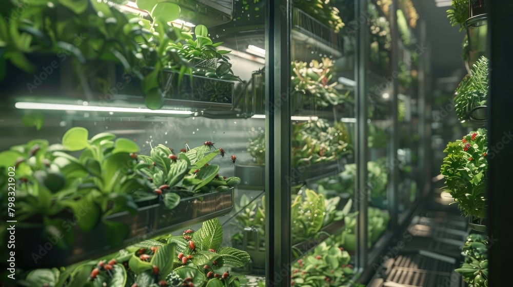 Vertical Insect Farming A Technological Solution for Sustainable Protein Production