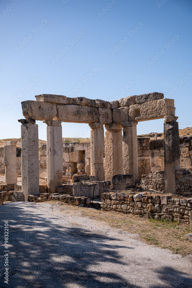 Historical columns, Historical columns from ancient Rome, Antique columns, Historical village from ancient Rome, historical city , ancient city ,