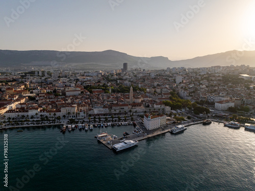 Obraz na płótnie Old City - Split, Croatia w salonie