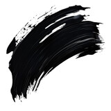 a black color paint brush stroke
