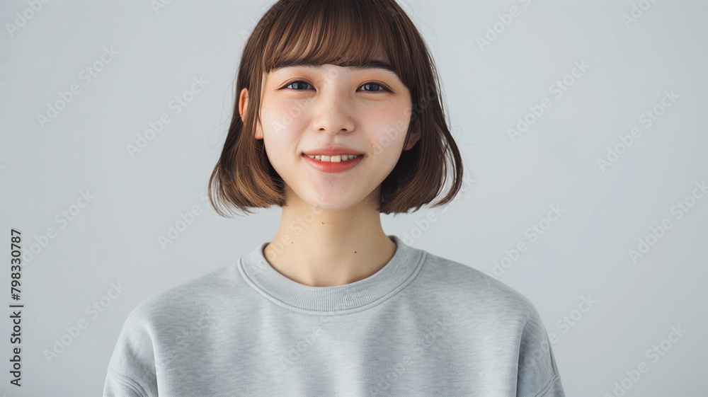 若い日本人女性のポートレート 若い日本人女性のポートレート