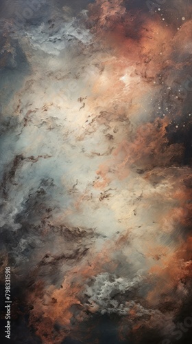 Galaxy astronomy painting nebula. © Rawpixel.com