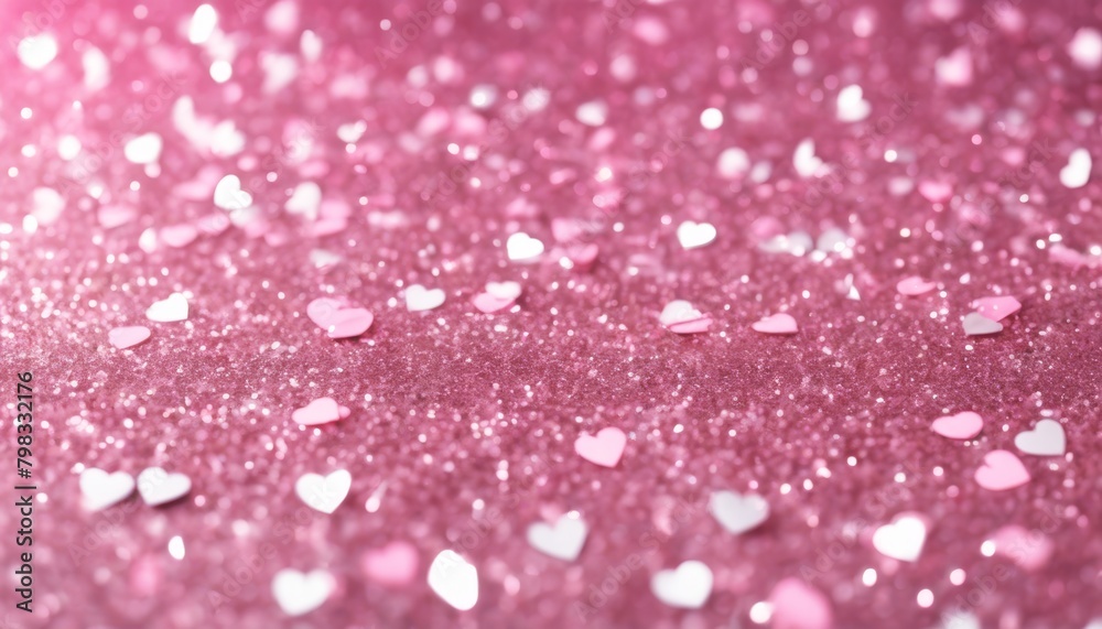 'confetti Heart Background Pink Silver Sparkle Glitter glistering nubes fairy christmas valentine day glittering light romance wedding invitation invite bridal party spar'