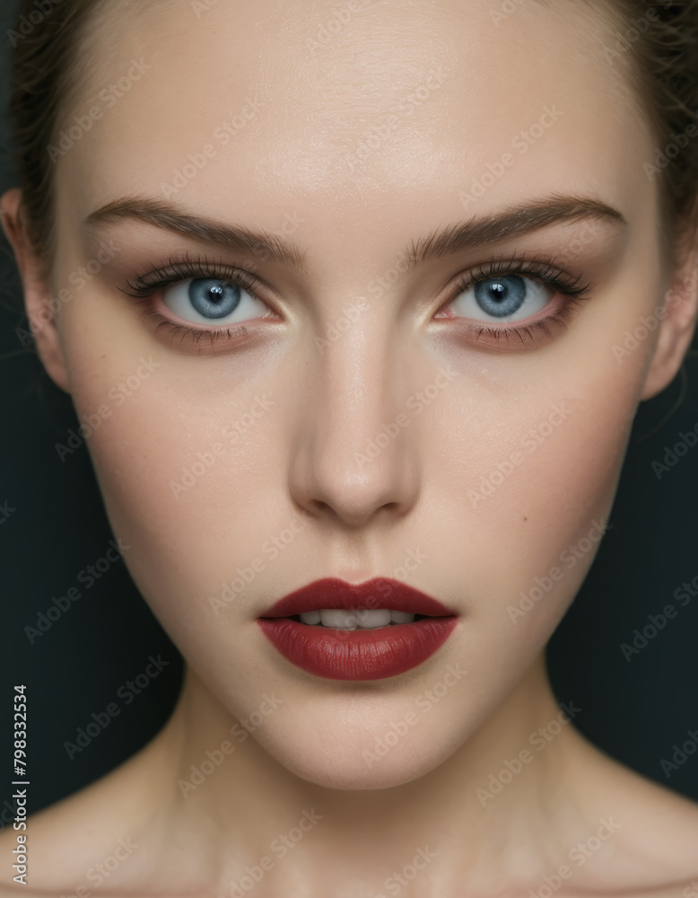 close up portrait of a woman close up portrait of a woman