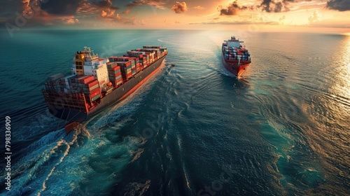 Global shipping route logistics supply chain trade commerce business economy asia europe china US india relations sanction politics network land sea photo