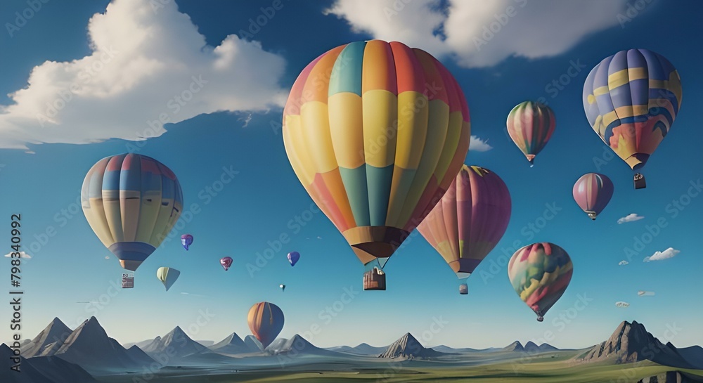 Obraz premium hot air balloon