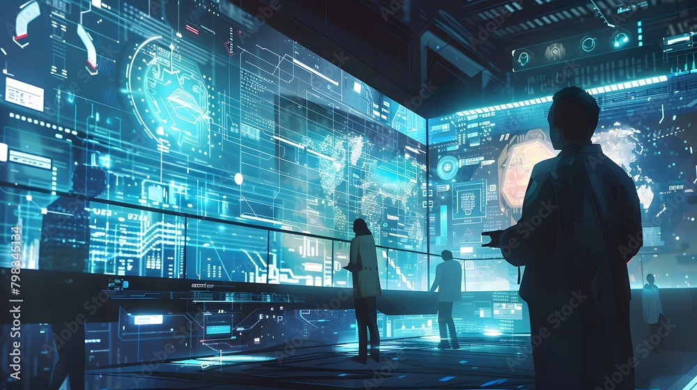 high technology background