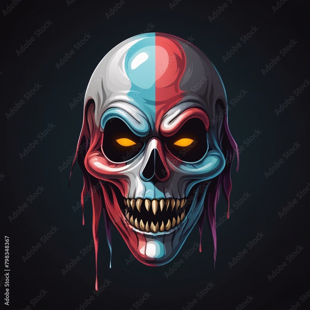 Fototapeta premium Very Scary ghost mask