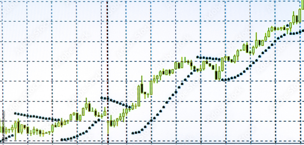 Candle stick graph chart of stock market investment trading. Candle stick graph chart of stock market investment trading.