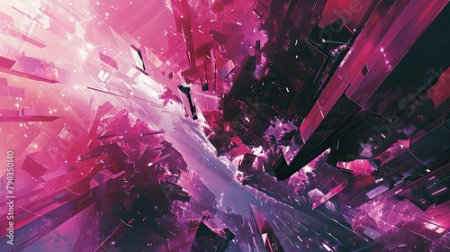 futuristic anime inspired art free stock photos, in the style of complex abstract layering photo