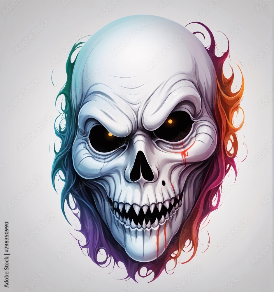 Fototapeta premium very scary ghost mask