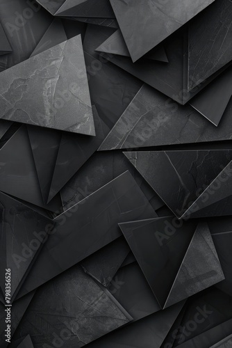 Design a sophisticated presentation background with black abstract