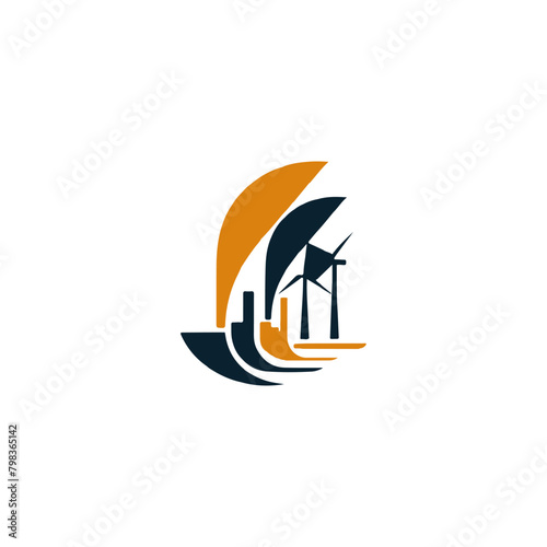 creative and modern civil engineering logo