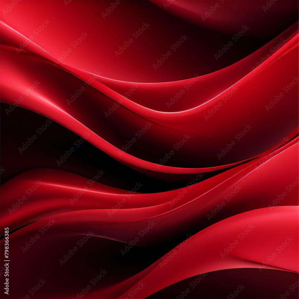 Red satin wave dark flow background. Red satin wave dark flow background.