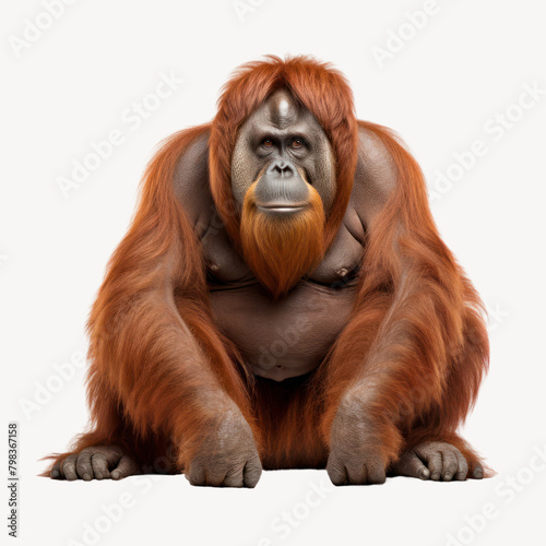 Orangutan, wild animal collage element . © Rawpixel.com