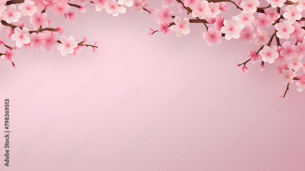 Beautiful pink cherry blossoms Beautiful pink cherry blossoms