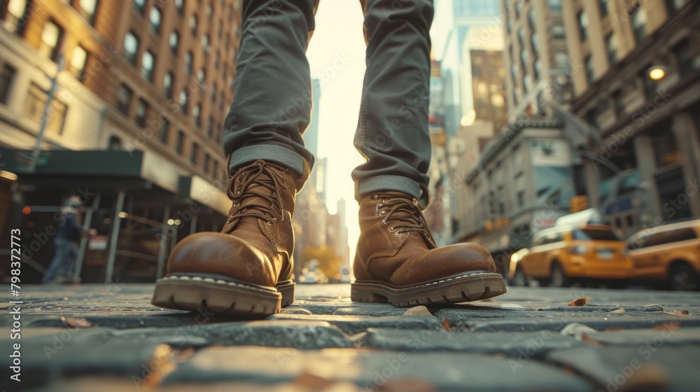 One Step Closer to Urban Adventure in Trendy Brown Leather Boots One Step Closer to Urban Adventure in Trendy Brown Leather Boots