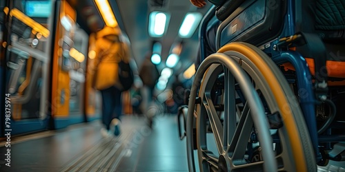 wheelchair on the subway