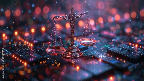 Virtual Jurisprudence: Law Scales within Data Center Framework photo