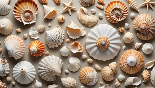 seashells on the sand