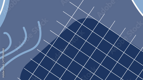 solar panels on a blue background