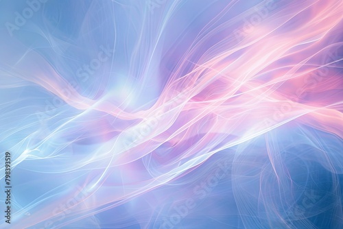 Blue and Pink Pastel Noise: Ethereal Light on Grainy Abstract Gradient