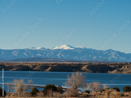 Pikes Peak from Pueblo Colorado