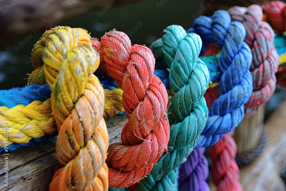 Empowering Unity in Diversity: The Team Rope Concept - Blending Colors Collective Empowerment Empowering Unity in Diversity: The Team Rope Concept - Blending Colors Collective Empowerment