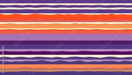 Minimalistic Purple Orange Stripes Artwork Colorful Background Illustration Abstract Painting Design