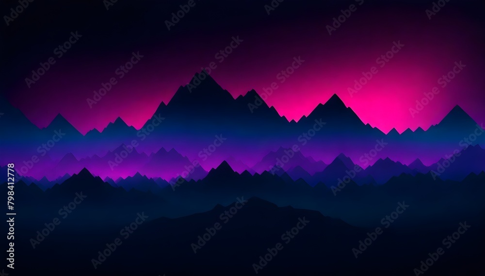 Vaporwave Artwork Illustration Digital Painting Abstact Minimalistic Neon Graphic Background Design