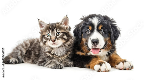 group of dog and cat