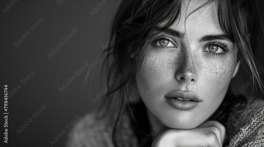 Studio shooting, portraits of young women Studio shooting, portraits of young women