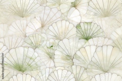 Lotus leaf tile pattern blossom flower petal.