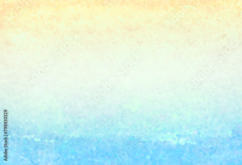 華やかなツートングラデーションのグラフィック背景　イエローとブルー © 桜 マチ