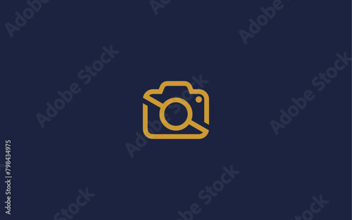 letter s with camera logo icon design vector design template inspiration