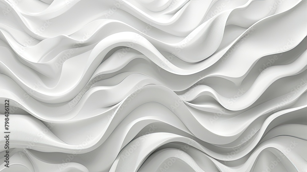 The image is a white wave that is very long and has a lot of detail The image is a white wave that is very long and has a lot of detail