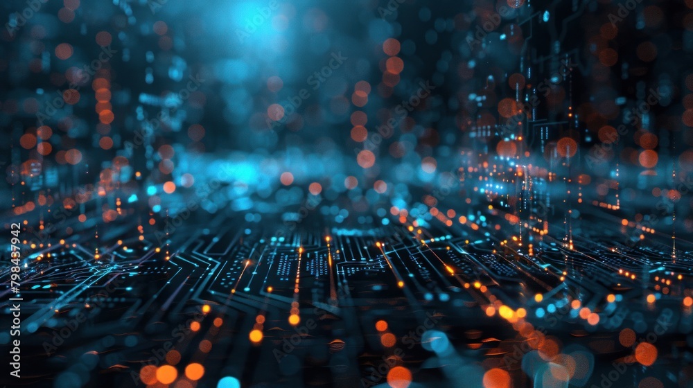 Obraz premium Financial graph. Abstract design. Vector graphic pattern background.