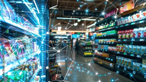 A store with a lot of food and drinks