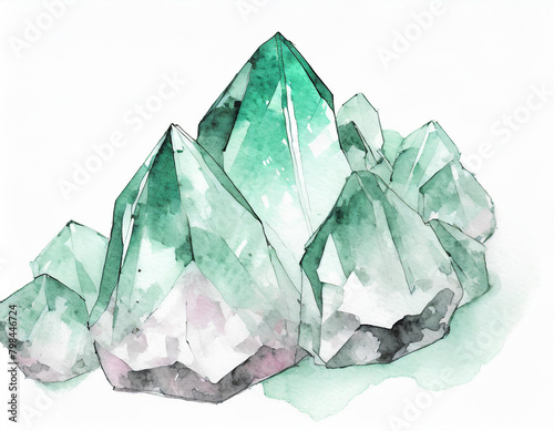 set of crystal