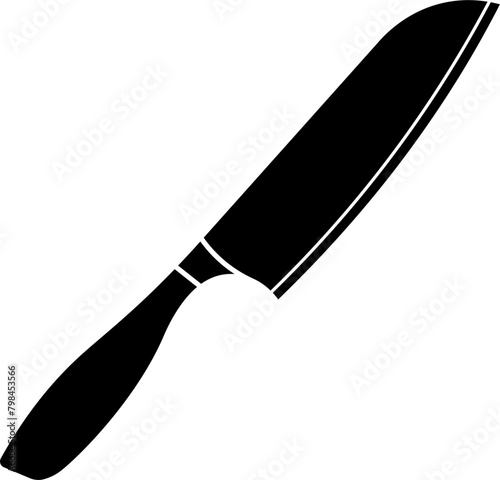 Santoku Knife Vector Illustration photo