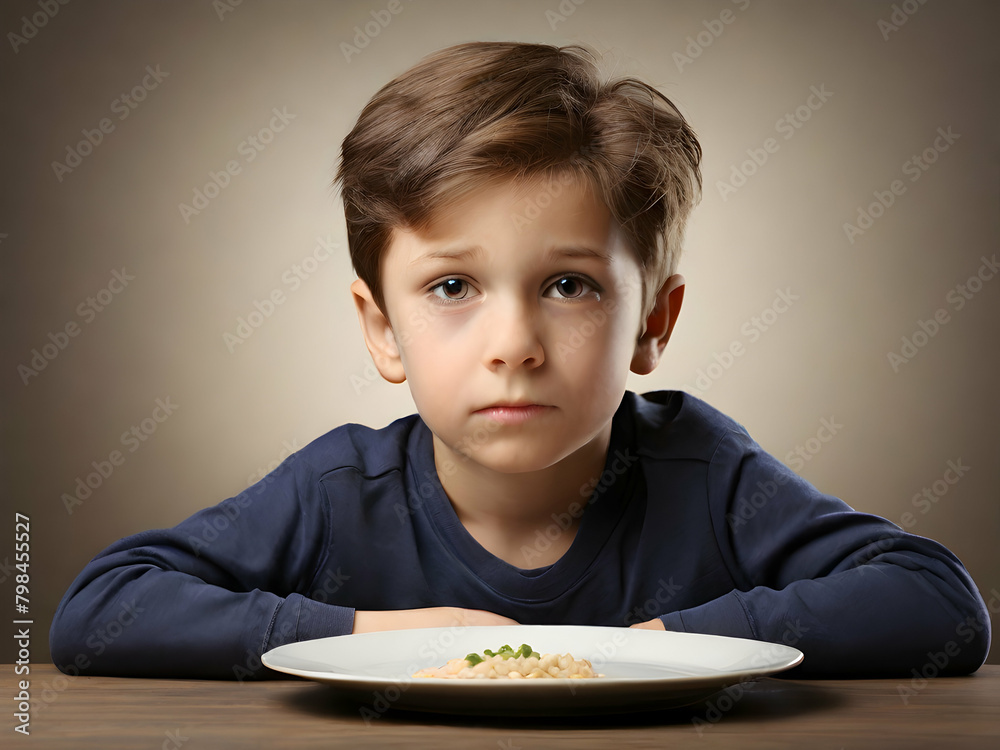 child eating breakfast. child, boy, food, eating, eat, kid, meal,Ai generated child eating breakfast. child, boy, food, eating, eat, kid, meal,Ai generated