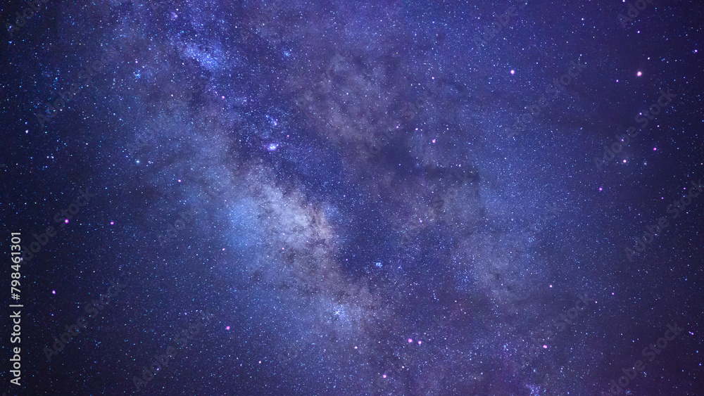 Fototapeta premium Milky way galaxy with stars and space dust in the universe