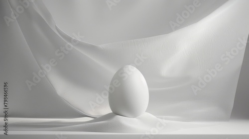 Egg displayed on a white backdrop