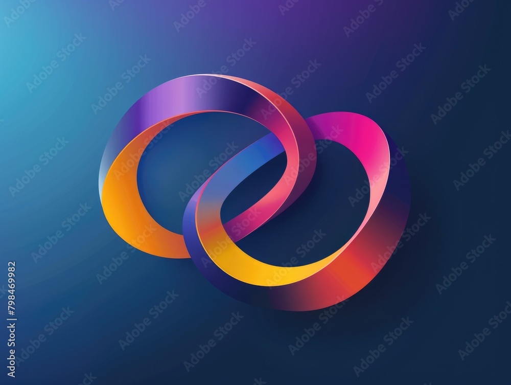 Rotating circle with black background Rotating circle with black background